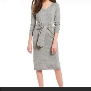 COPY - Gibson & Latimer Heather Grey sweater dress.